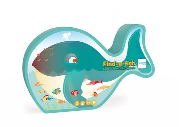 Find-a-fish-colour matching Game