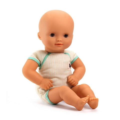 Djeco - Dressable Pomea Soft Body Doll in Green