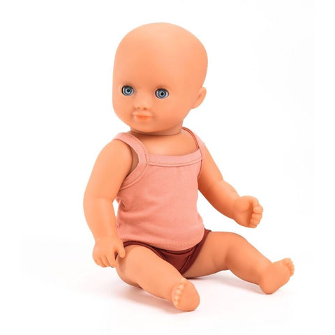 Djeco - Baby Girl Prune Pomea Hard Body Doll