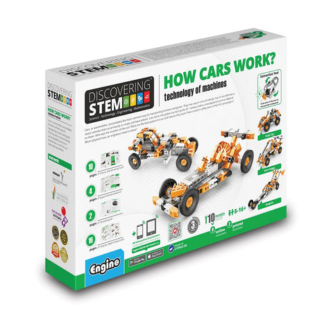 Engino - Discovering STEM - How cars work - Technology of machines