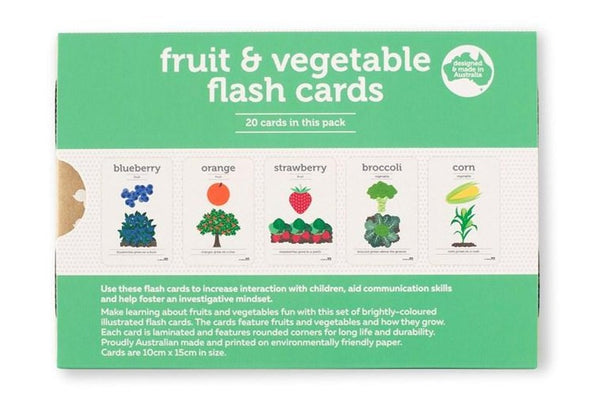 Two Little Ducklings - Fruit and Vegetable Flash Cards