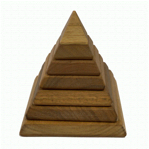 In-Wood - Natural Pyramid Stacker