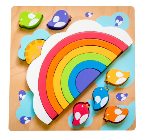 Kiddie Connect - Sun and Rainbow Puzzle