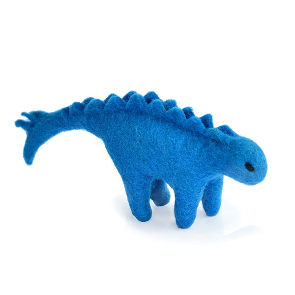 Dashdu - Sensitive Stegosaurus - Mini Blue Dinosaur