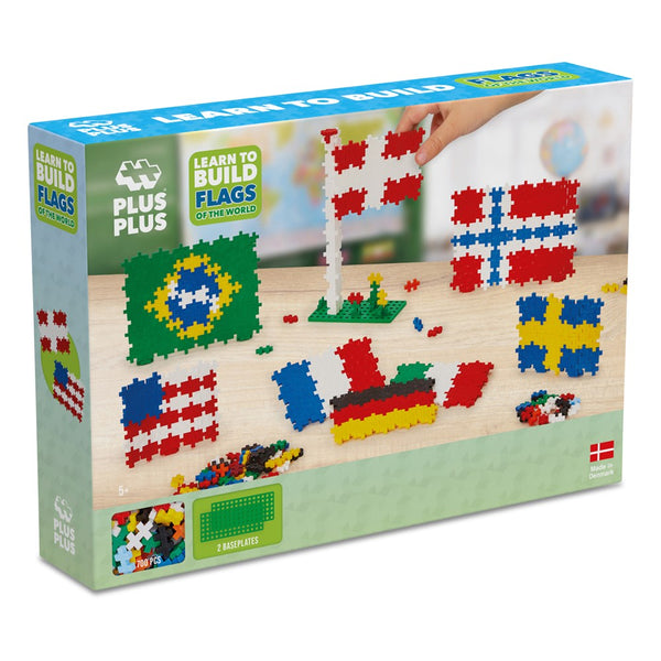 Plus-Plus - Learn to Build - Flags of the World 600pcs