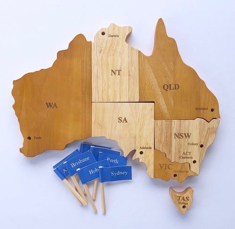 QToys - Australian Map Puzzle