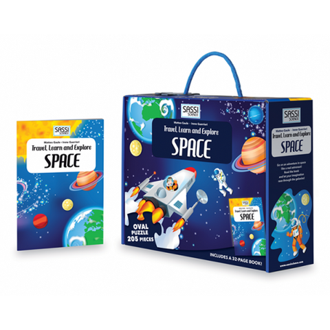 Sassi - Travel, Learn and Explore - Space Puzzle 205 pcs