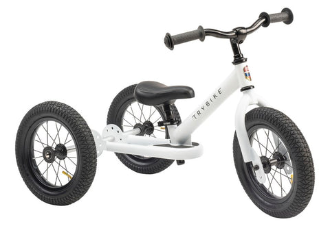 Trybike - White Edition with Black Seat